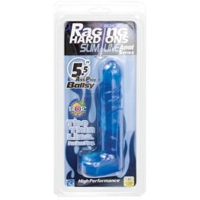 Raging Hard Ons Slimline Anal Series 5.5 Inch Ass Play Ballsy