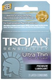 Trojan Sensitivity Ultra Thin Lubricated Condoms