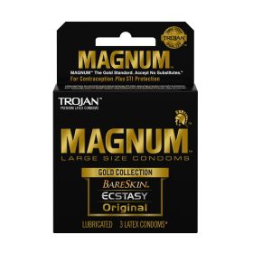 Trojan Magnum Large Size Gold Collection Condoms