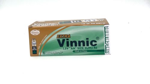 Vinnic Extra Heavy Duty AA Batteries