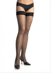 Spandex Industrial Net Thigh Highs