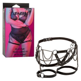 Euphoria Collection Plus Size Thigh Harness With  Chains