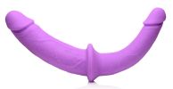 Double Charmer Silicone Double Dildo With Harness