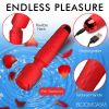 Pleasure Rose 10x Silicone Wand With Rose  Attachment