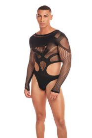 Out of Orbit Bodysuit (Option: Large/xl  Black)