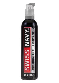 Swiss Navy Premium Silicone Anal Lubricant (Option: 4 Oz.)