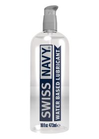 Swiss Navy Water (Option: Based Lube  16 Fl. Oz.)