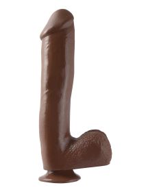 Basix Rubber Works (Option: 10 Inch Dong With Suction  Brown)