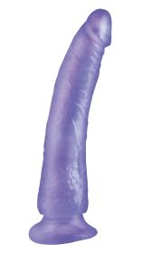 Basix Rubber Works (Option: Slim 7 Inch With Suction Cup  Purple)