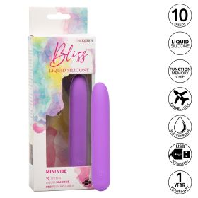 Bliss Liquid Silicone Mini G Vibe (Option: Purple)