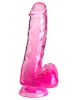 King Cock Clear 6 Inch With Balls