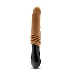 Dr. Skin Silicone (Option: Dr. Arthur  Thrusting  Gyrating Vibrating Dildo  Tan)