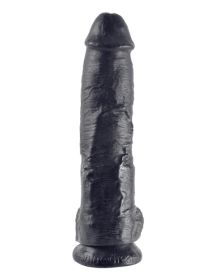 King Cock 10 (Option: Inch Cock With Balls  Black)