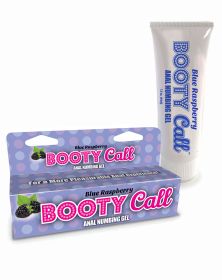 Booty Call (Option: Anal Numbing Gel 1.5 Oz  Blue Raspberry)