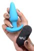 21x Silicone Butt Plug With Remote