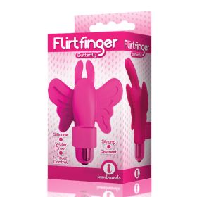 The 9's Flirt Finger Butterfly Finger Vibrator (Option: Pink)