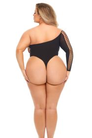 Dollar Sign Bodysuit (Option: Queen Size  Black)