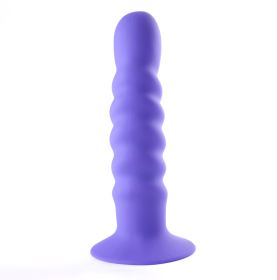 Kendall Silicone Dong Swirled Satin Finish (Option: Neon  Purple)