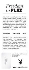 Playboy Pleasure (Option: Euphoria  Vibrator  Opal)