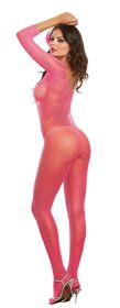 Bodystocking (Option: One Size  Neon Pink)