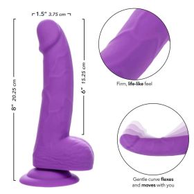 Neon Silicone Studs 6 Inch (Option: Purple)