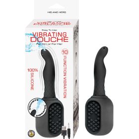 Vibrating Douche (Option: Black)