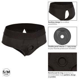 Boundless Backless Brief (Option: S/m  Black)