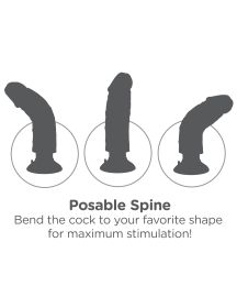 King Cock 7 (Option: Inch Vibrating Cock  Light)