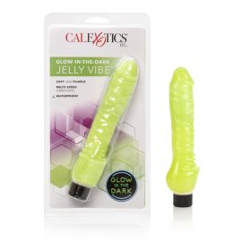 Glow (Option: intheDark Jelly Penis Vibe 7 Inches  Green)