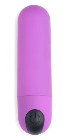 Bang Vibrating Bullet With Remote Control (Option: Purple)