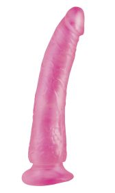 Basix Rubber Works (Option: Slim 7 Inch With Suction Cup  Pink)