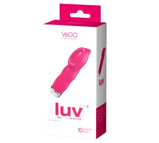 Luv Plus Rechargeable Mini Vibe (Option: Hot in Bed Pink)