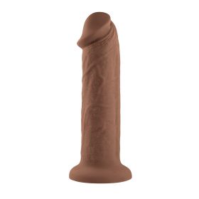 7 Inch Girthy Vibrating Dong (Option: Dark)