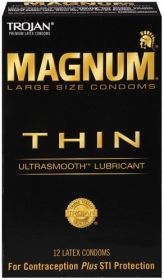 Trojan Magnum Thin (Option: 12 Pack)