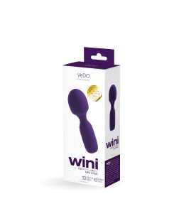 Wini Rechargeable Mini Wand (Option: Purple)