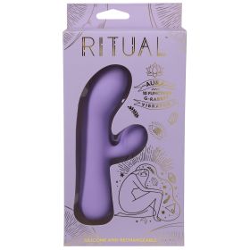 Ritual (Option: Aura  Rechargeable Silicone Rabbit Vibe   Lilac)