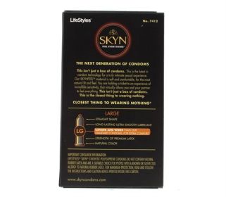 Lifestyles Skyn Large (Option: 12 Pack)