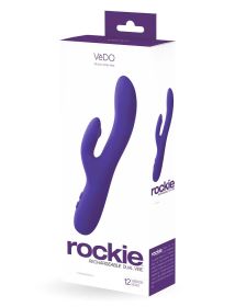 Rockie Dual Rechargeable Vibe (Option: Indigo)