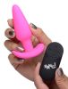 21x Silicone Butt Plug With Remote