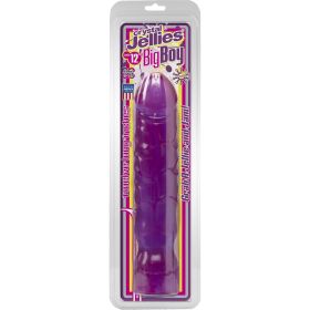 Crystal Jellies Big Boy 12 Inch (Option: Purple)