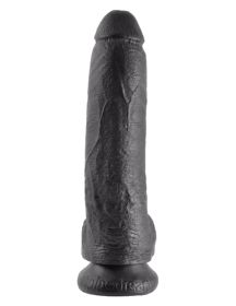 King Cock 9 (Option: Inch Cock With Balls  Black)