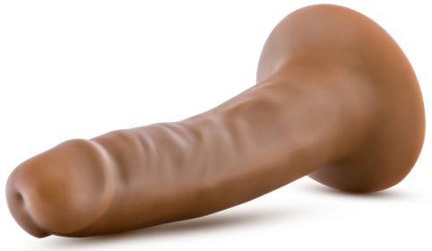 Dr. Skin Silicone (Option: Dr. Lucas  5 Inch Dong With  Suction Cup  Mocha)