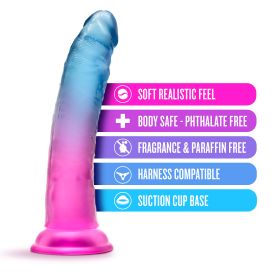 B Yours (Option: Beautiful Sky  7 Inch Dildo  Sunset)