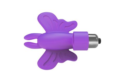 The 9's Flirt Finger Butterfly Finger Vibrator (Option: Purple)