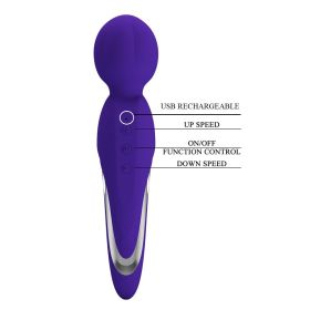 Walter Super Soft Silicone Wand (Option: Violet)