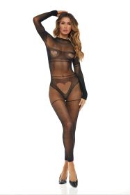 Mad Love Bodystocking (Option: One Size  Black)