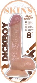 Dickboy (Option: Skins  Dildo With Balls  8 Inch   Vanilla Dick Lover)