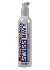 Swiss Navy Flavors Water Based Lubricant (Option: Very Wild Cherry 4 Fl. Oz.)