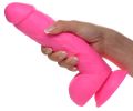 Pop Pecker 8.25 Inch Dildo With Balls