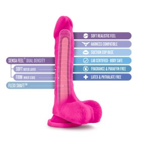 Au Natural (Option: Bold  Thrill  8.5 Inch Dildo   Pink)